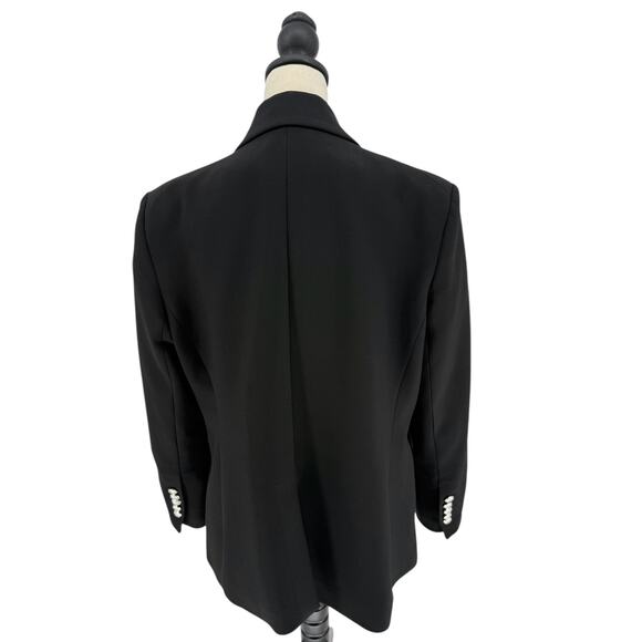 Veronica Beard Miller Dickey Jacket in Black Classic Tailored Blazer Size 16 - Picture 10 of 15
